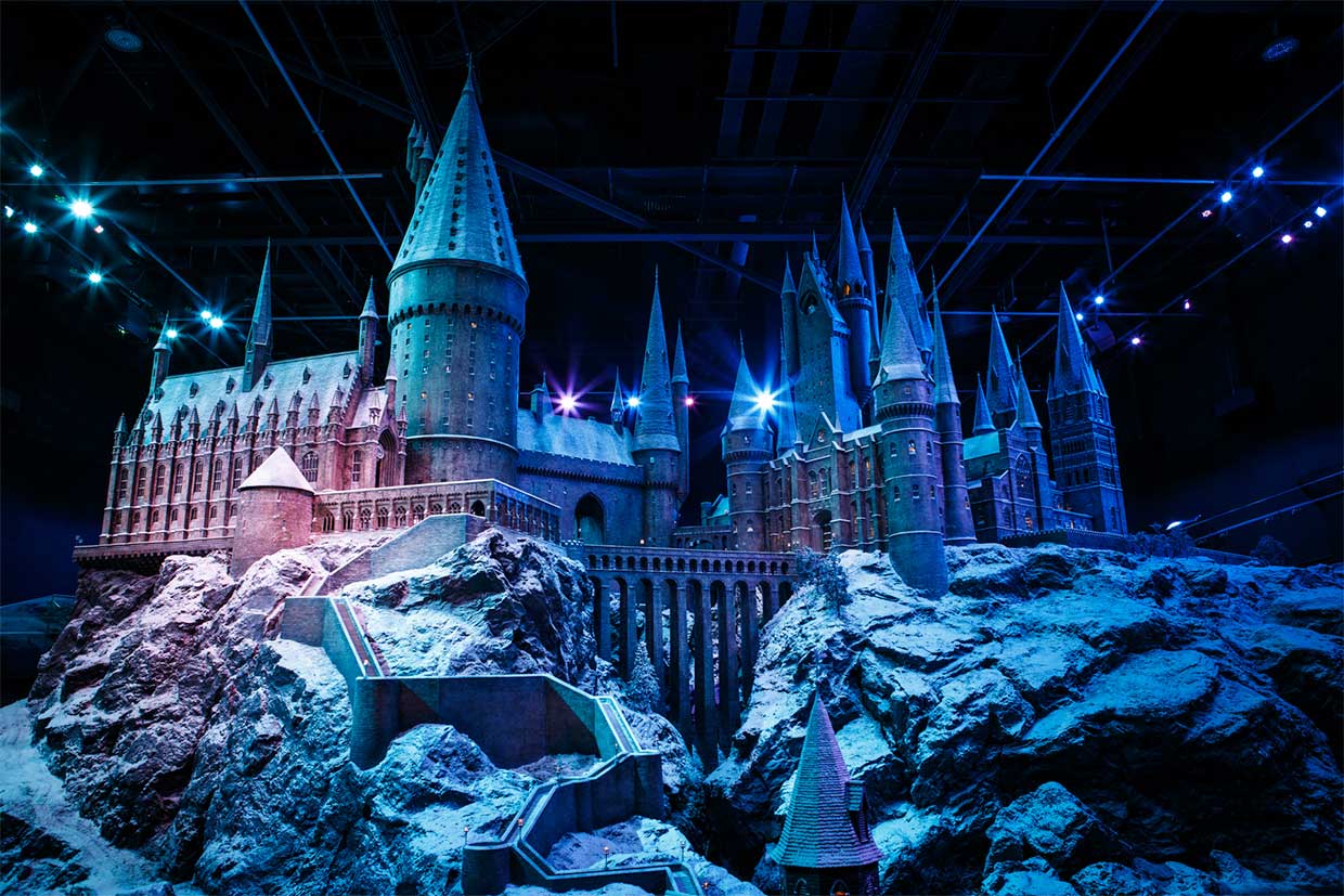 Les studios Harry Potter à Noël : Hogwarts in the snow