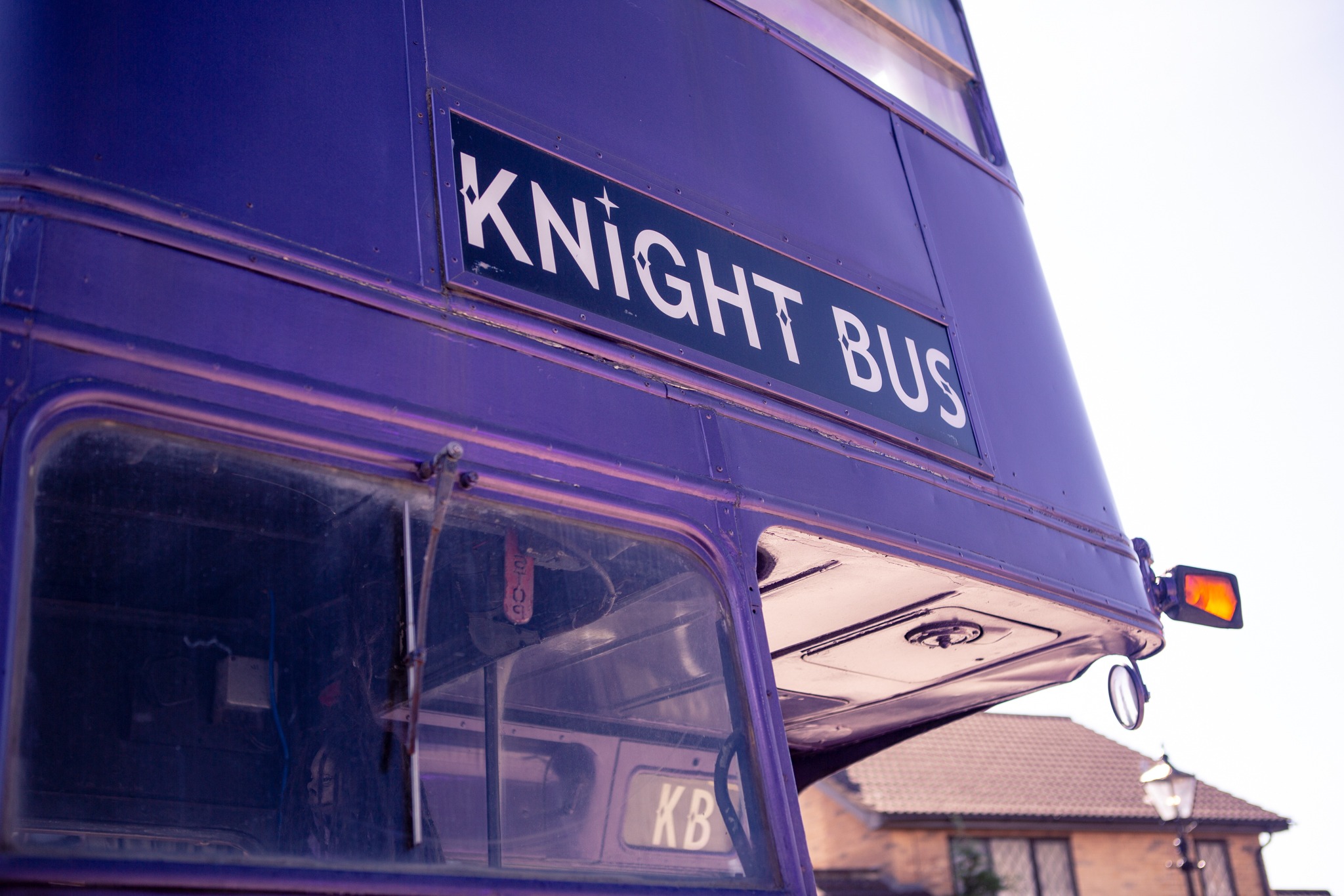 Close up of the Knight Bus