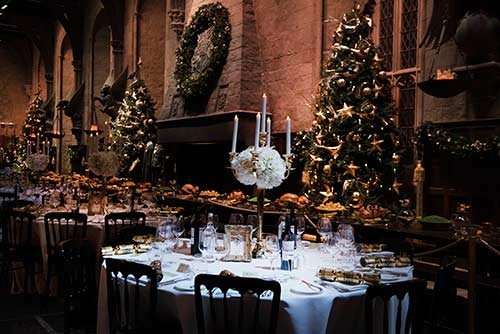 You Can Have A Candelit Christmas Dinner at Hogwarts This Year