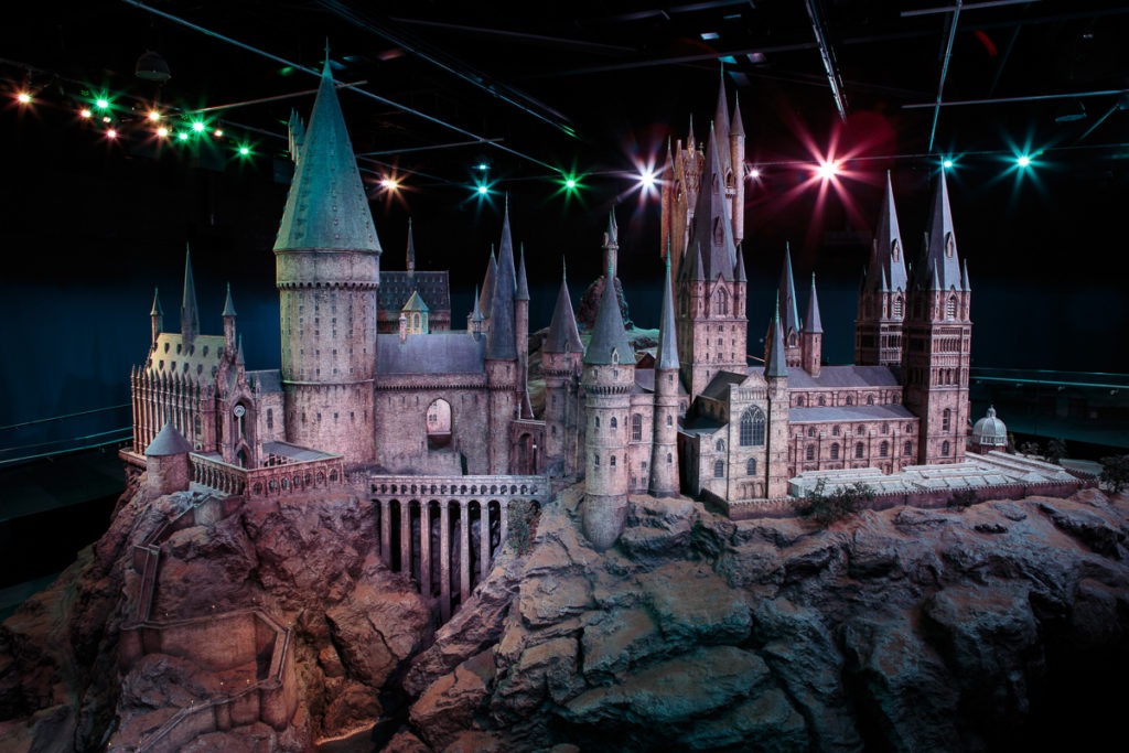 Hogwarts castle establishing shot