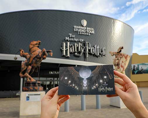 THE MAKING HARRY POTTER TOUR LEAFLET FLYER PUT WITH TICKETS MAKES A GREAT GIFT 