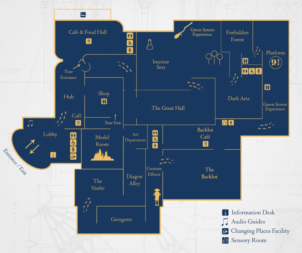 warner bros studio tour menu