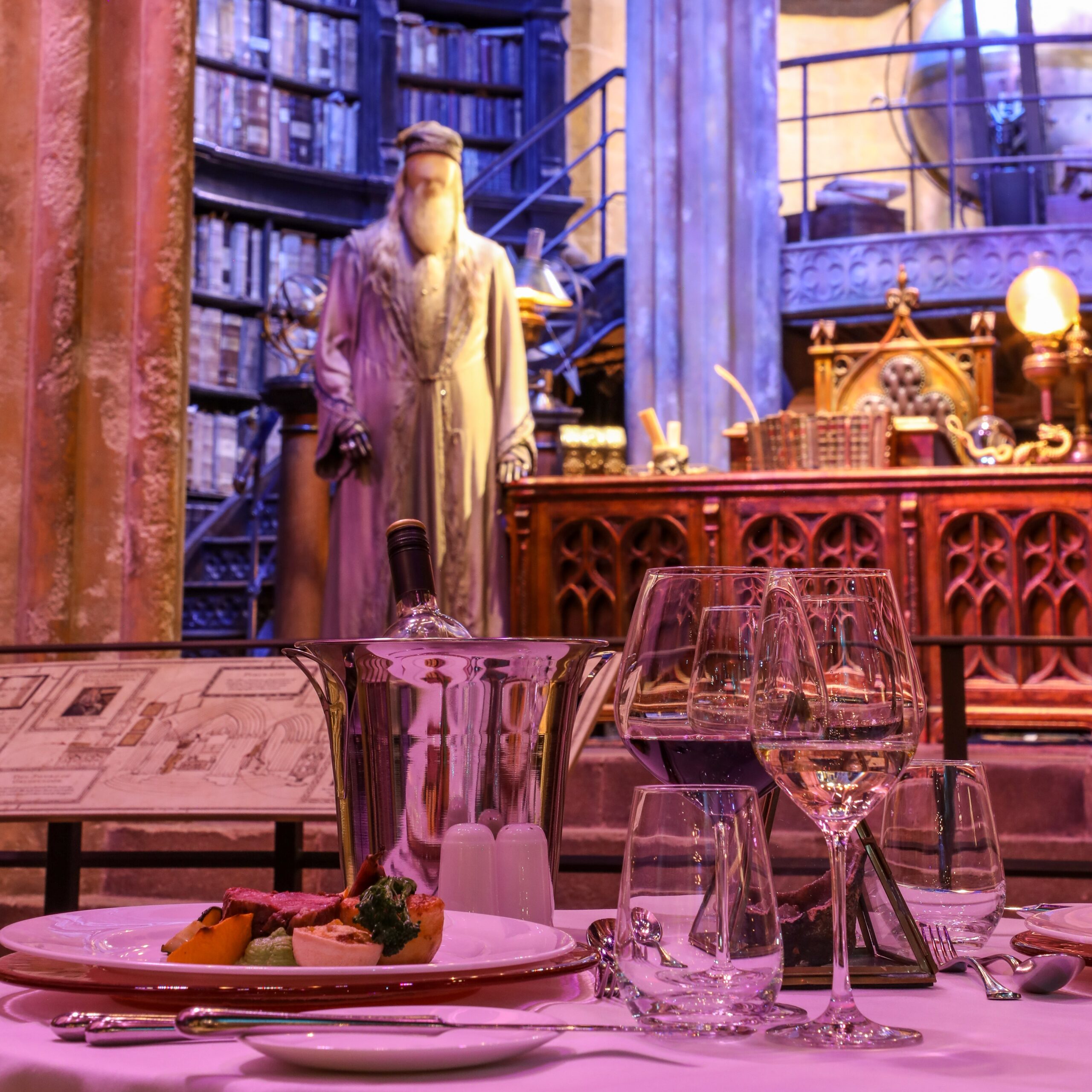 Dinner in Dumbledore's Office