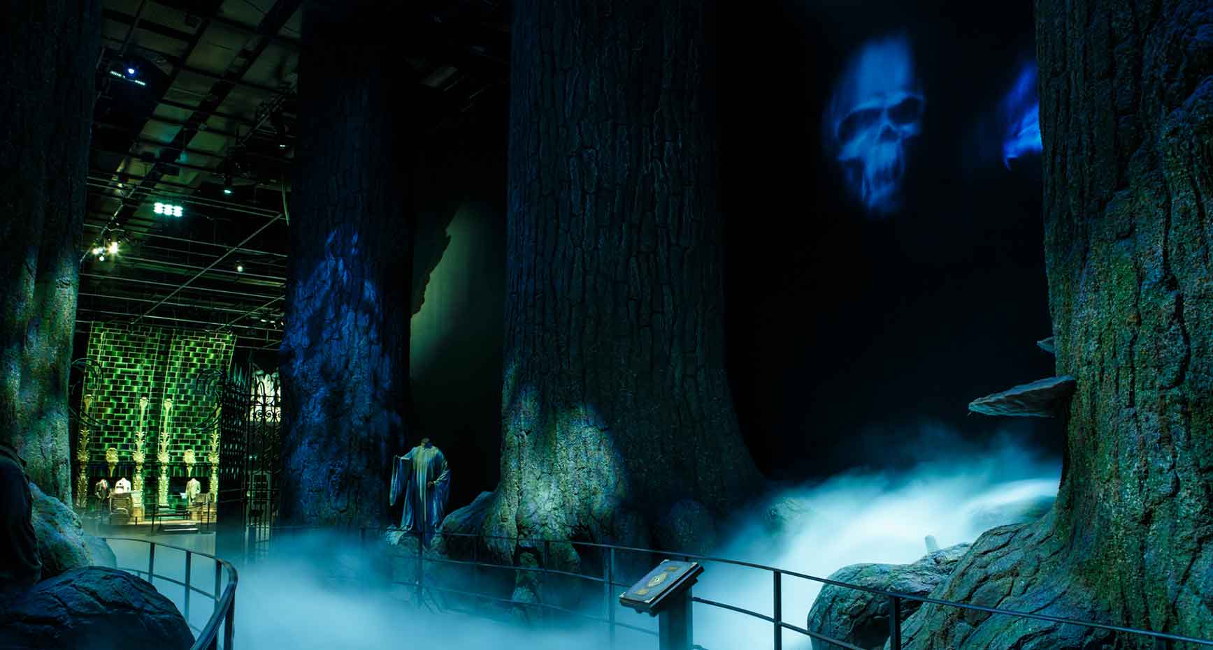 Behind the scenes photos of Harry Potter Forbidden Journey in 2023